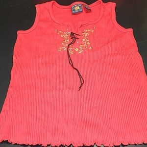 Vintage Route 66 Embellished Tank Top Sz XL